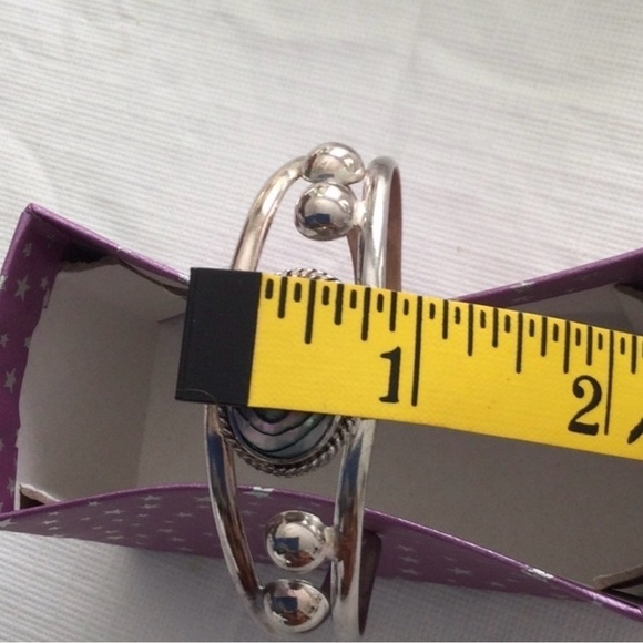 Woman’s Sliver bracelet from Mexico with Apollonian stone - Picture 3 of 5